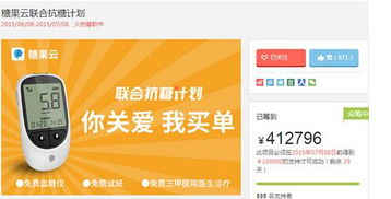 京東血糖儀類眾籌創新高，糖果云一日破41萬，開啟健康管理新篇章